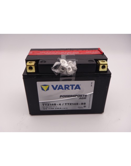 Varta TTZ14S-BS baterie moto, TTZ14S-4 scuter, atv 12V 11Ah AGM 230A cod 511902023